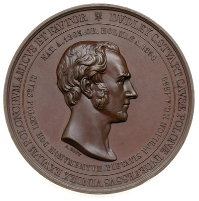 Dudley C. Stuart, medal autorstwa A.Bovy’ego wyb