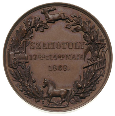 Wystawa w Szamotułach 13 i 14 maja 1868, medal a
