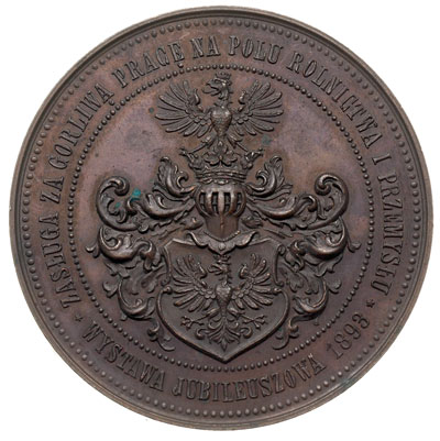 Wystawa Jubileuszowa w Cieszynie 1893 r., medal 