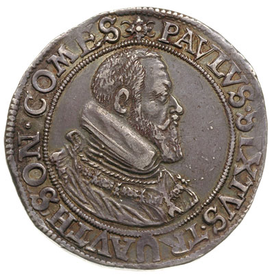 Graf Paweł Sixtus von Falkenstein 1589-1621, talar 1620, Dav. 3425, Donebauer 3950, ciemna patyna, rzadki