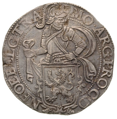 Utrecht, talar lewkowy 1647, srebro 27.09 g, Delm. 845, Verk. 107.4, bardzo rzadki w tym stanie zachowania