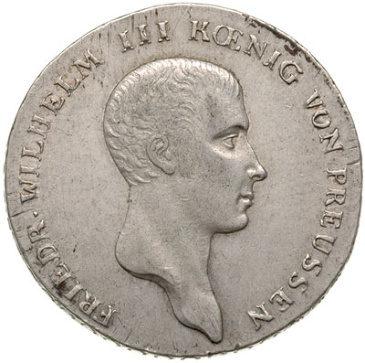 Fryderyk Wilhelm III 1797-1840, talar 1814 / A, Berlin, srebro 22.05 g, Thun 244, Dav. 756, AKS 11