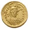 Leon I 457-474, solidus, Konstantynopol, oficyna A, Aw: Popiersie cesarza na wprost, D N LEO PE-RP..