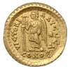 Leon I 457-474, solidus, Konstantynopol, oficyna A, Aw: Popiersie cesarza na wprost, D N LEO PE-RP..
