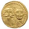 Herakliusz i Herakliusz Konstantyn 610-641, solidus 629-631, Konstantynopol, oficyna E, Aw: Popier..