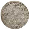 trojak 1588, Ryga, duże popiersie króla, Iger R.88.2.a (R1), Gerbaszewski 15
