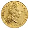 dwudukat medalowy 1702, Drezno, Aw: Głowa króla 