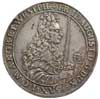 talar 1697, Drezno, Aw: Popiersie króla w prawo, Rw: Tarcza herbowa, 28.98 g, Schnee 985, Kahnt 10..