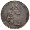 talar 1717, Drezno, Aw: Popiersie króla w prawo i napis, Rw: Tarcze herbowe i napis, 28.77 g, Schn..