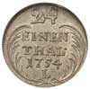 1/24 talara 1754, Lipsk, Kahnt, moneta w pudełku