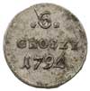 6 groszy 1794, Warszawa, odmiana; 4 w dacie w kształcie trójkąta, Plage 208