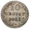 10 groszy 1830, Warszawa, litery K - G, Plage 92, Bitkin 1011, dość ładnie zachowane