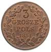 3 grosze 1831, Warszawa, Iger Pl.31.1.a (R), piękny egzemplarz