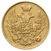 3 ruble = 20 złotych 1836, Petersburg, złoto 3.90 g, Plage 303, Bitkin 1077 (R), patyna