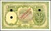 5.000 złotych 28.02.1919, seria A, bez numeracji, trzykrotnie czerwony nadruk: \SPECIMEN / NO VALU..