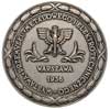 Wystawa Przemysłowa w Warszawie w 1936 r., niesygnowany medal, Aw: Stylizowany Orzeł państwowy, po..