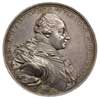 Piotr Biron 1769-1795, - medal autorstwa Nikolausa Georgi na założenie gimnazjum w Mitawie 1775 r,..