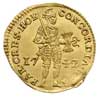 Holandia, dukat 1742, złoto 3.45 g, Fr. 250, Del