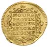 Holandia, dukat 1742, złoto 3.45 g, Fr. 250, Delm. 775, Verk. 39.6, drobna wada bicia