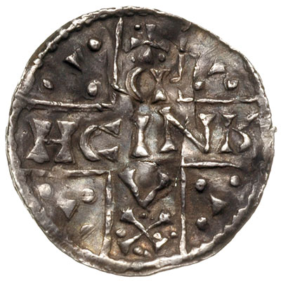 denar, Aw: W krzyżu dwunitkowym tytulatura władc