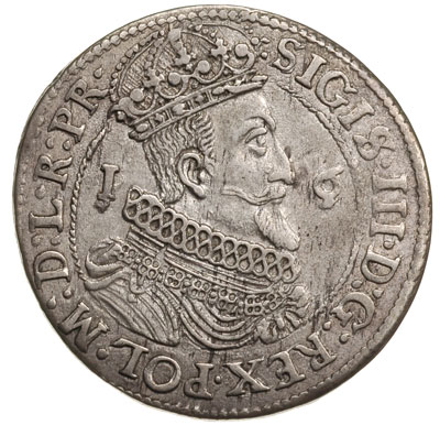 ort 1623, Gdańsk, na awersie końcówka napisu L R