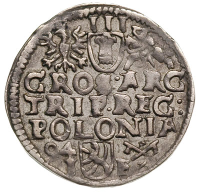 trojak 1594, Poznań, Iger P.94.8.a (R), patyna