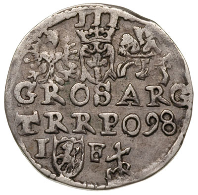 trojak 1598, Lublin, Iger L.98.1.a (R2), rzadszy
