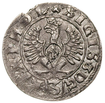 półtorak 1614, Bydgoszcz, rzadka odmiana z Orłem na awersie, T. 4, lekko wyszczerbiony krążek