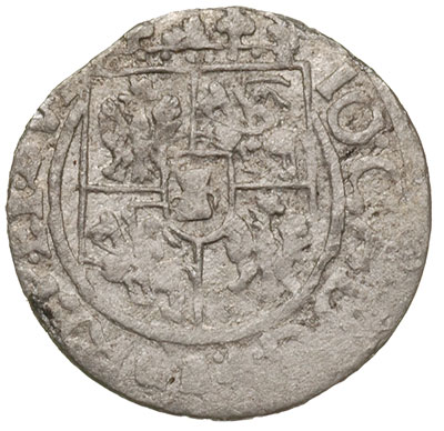 półtorak 1661, Lwów, na awersie litery GBA, H-Cz. 10343 (R8), ekstremalnie rzadki