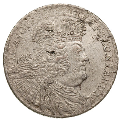ort 1755, \efraimek, Kahnt 688 (wariant awersu d -masywne popiersie i szeroka korona