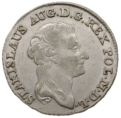 złotówka 1790, Warszawa, Plage 298, ładna, minim