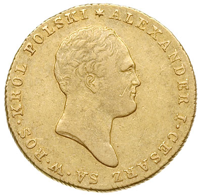 25 złotych 1819, Warszawa, złoto 4.89 g, Plage 14, Bitkin 814 (R)