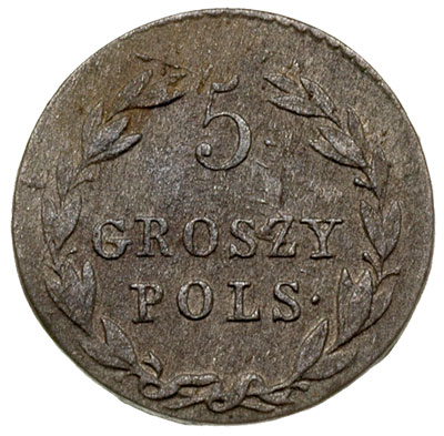 5 groszy 1818, Warszawa, Plage 113, Bitkin 856