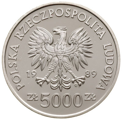 5.000 złotych 1989, Warszawa, Władysław Jagiełło