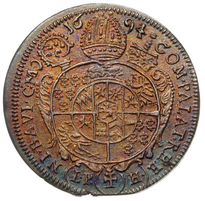 XV krajcarów 1694, Nysa, F.u.S 2740, ładne, wiel
