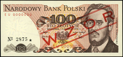 50 złotych, BW 0000000, wzór nr 1293, 100 złotyc
