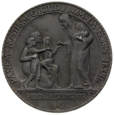 Polonia Devastata -medal autorstwa Jana Wysockie