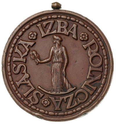 Śląska Izba Rolnicza -medal niesygnowany, Aw: St