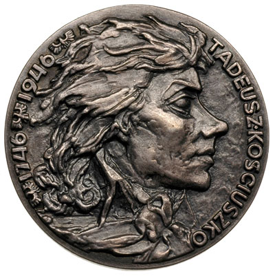 Tadeusz Kościuszko -medal autorstwa Franciszka K