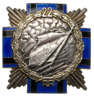 II Rzeczpospolita, odznaka pamiątkowa 22 Pułku P