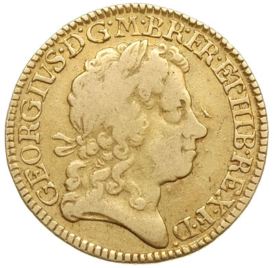 guinea 1720, czwarty typ popiersia, złoto 8.23 g