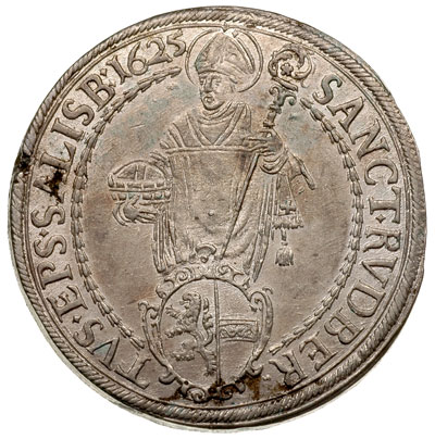 talar 1625, Salzburg, srebro 28.71 g, Zöttl 1476