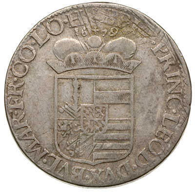 patagon 1679, srebro 27.64 g, Dav. 4294, Delm. 471