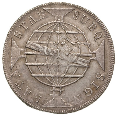960 reis 1816 / ?, srebro 26.89 g, ślady przebic
