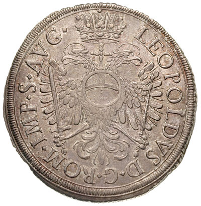 talar 1694, z tytulaturą Leopolda I, srebro 28.9