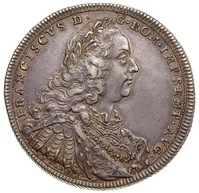 talar 1746, Norymberga, z tytulaturą cesarza Fra