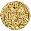 solidus, Konstantynopol, Aw: Popiersie Konstantyna i Leona na wprost, powyżej krzyż, w otoku napis..
