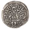 denar 1146-1157, Aw: Książę z mieczem na tronie, napis BOLE-ZLAVS przedzielony na górze mieczem, R..