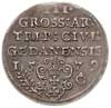 trojak 1579, Gdańsk, odmiana z siedmioma listkami na gałązce oliwnej, Iger G.79.1.a (R5), piękny i..