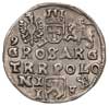 trojak 1597, Lublin, Iger L.97.14.b (R4), lekko gięty, bardzo rzadki